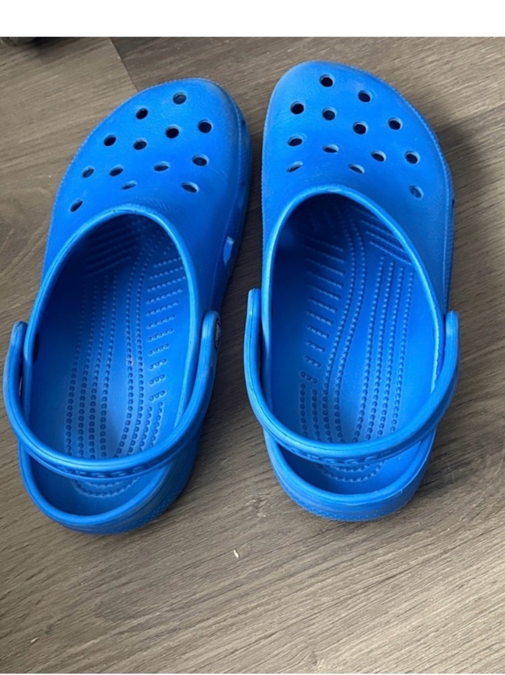 CROCS Classic Slip-On Clog Sandals in Bright Blue - Picture 2 of 2